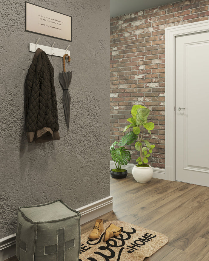 Gorillz Mystiek Three - Wandkapstok - 6 Kapstok haken - Wit