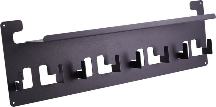 Gorillz Area Wandkapstok met Hoedenplank - Kapstok met 8 Haken - Zwart