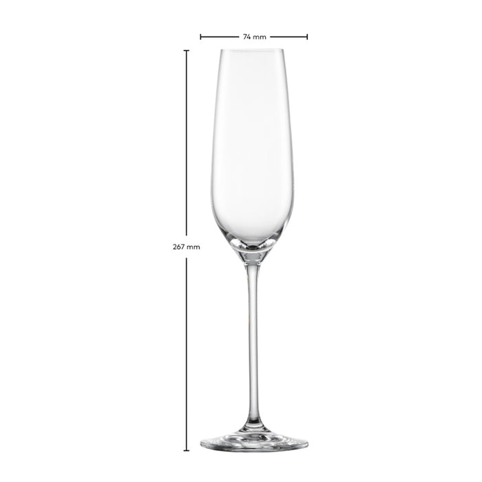 Schott Zwiesel Fortissimo Champagneglazen - 240ml - 4 st.