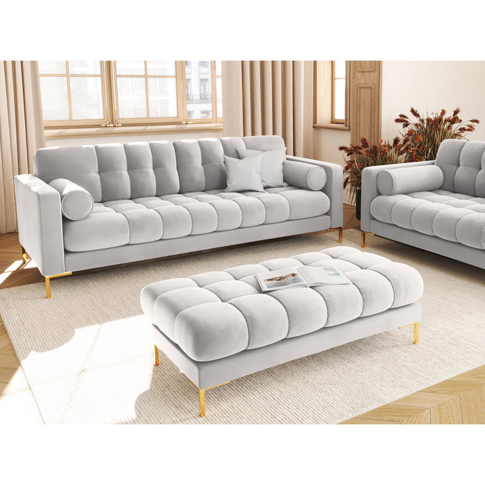 Cosmopolitan Design Bali 3-zitsbank - Zilver / Goud