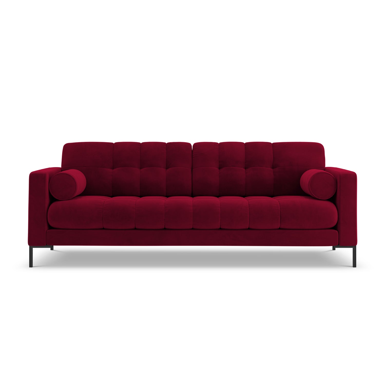 Cosmopolitan Design Bali 3-zitsbank - Wijnrood / Zwart