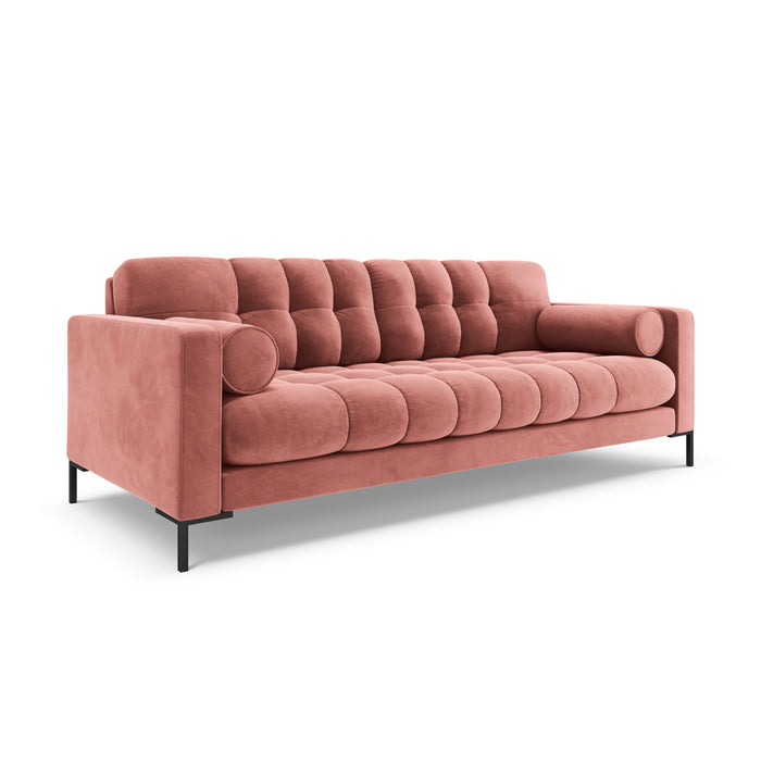 Cosmopolitan Design Bali 3-zitsbank - Roze / Zwarte Poten