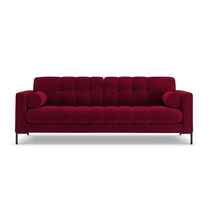 Cosmopolitan Design Bali 4-zitsbank - Wijnrood / Zwart