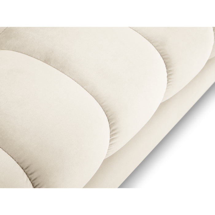 Cosmopolitan Design Bali U-bank - Lichtbeige / Zwart