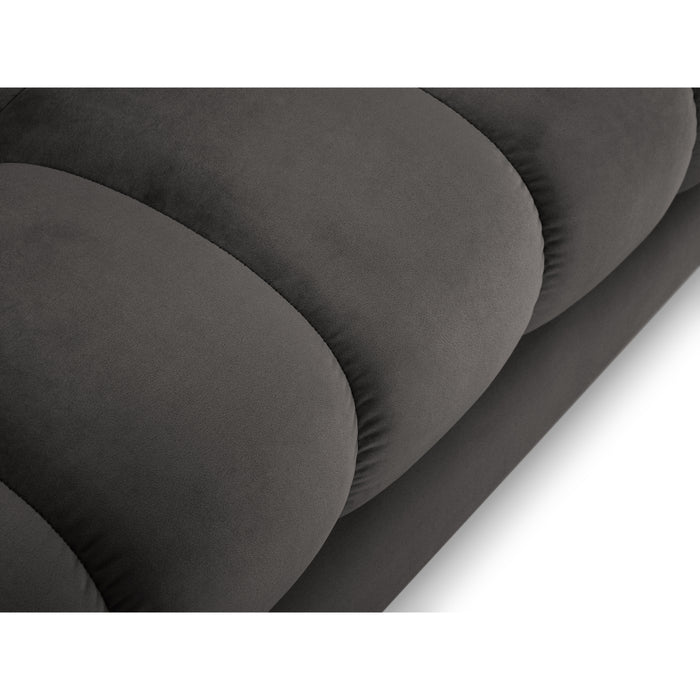 Cosmopolitan Design Bali U-bank - Donkergrijs / Zwart