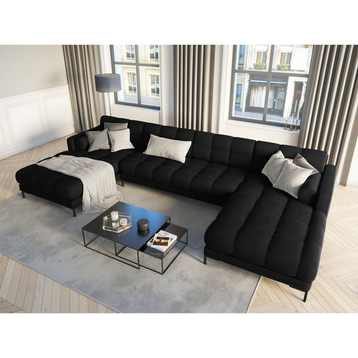 Cosmopolitan Design Bali U-bank - Zwart / Zwart