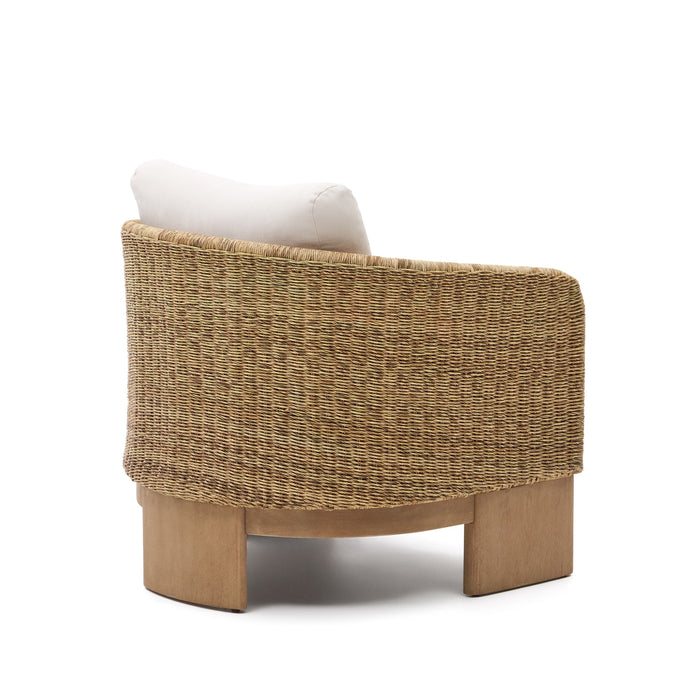 Kave Home - Fauteuil Xoriguer van synthetisch rotan en FSC 100%