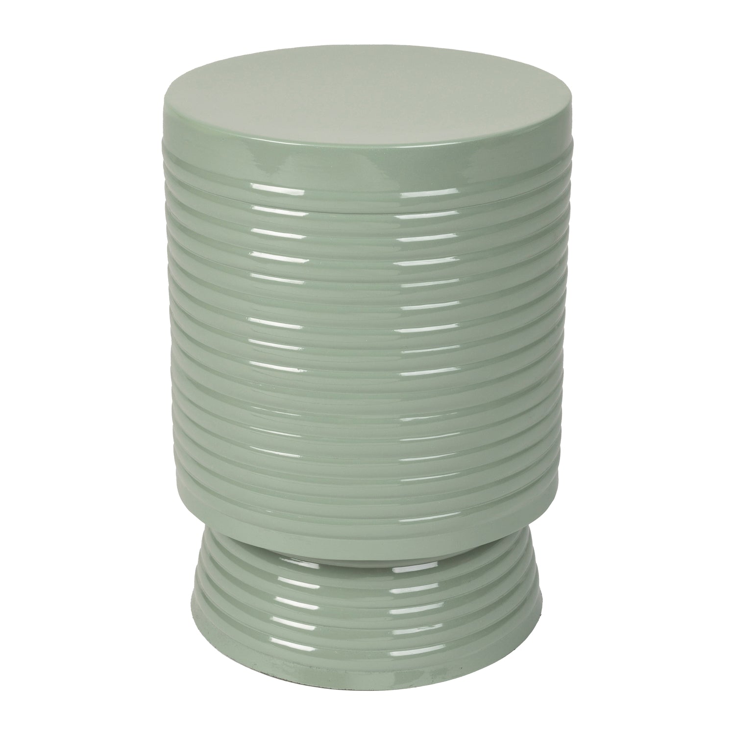 by fonQ Spool Bijzettafel H 36 x Ø 25 cm - Sage