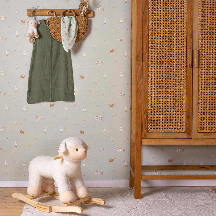 Little Dutch Little Farm Behang Kinderkamer - Dieren - 10mx52cm -