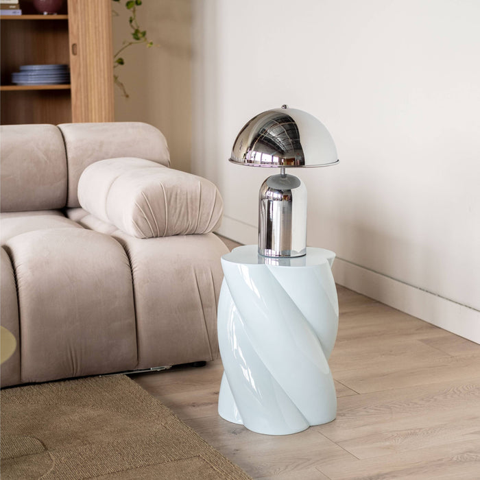 by fonQ Bulb Mushroom Tafellamp Ø 25 cm - Chroom