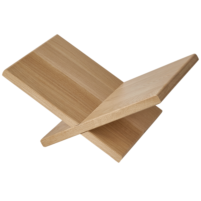 WOOOD Jet Boekenstandaard - Eiken - Naturel - 19x40x26