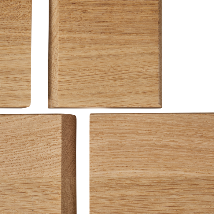 WOOOD Jet Boekenstandaard - Eiken - Naturel - 19x40x26