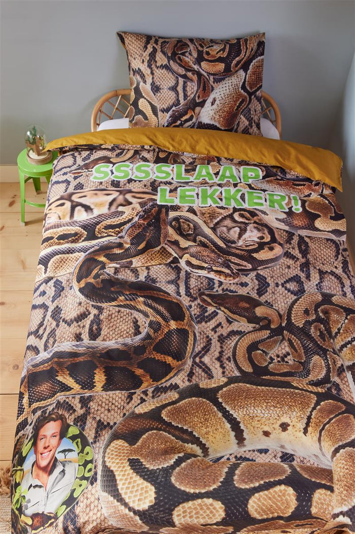 FREEK VONK Ssslaap Lekker  dekbedovertrek - 140x200 - Bruin