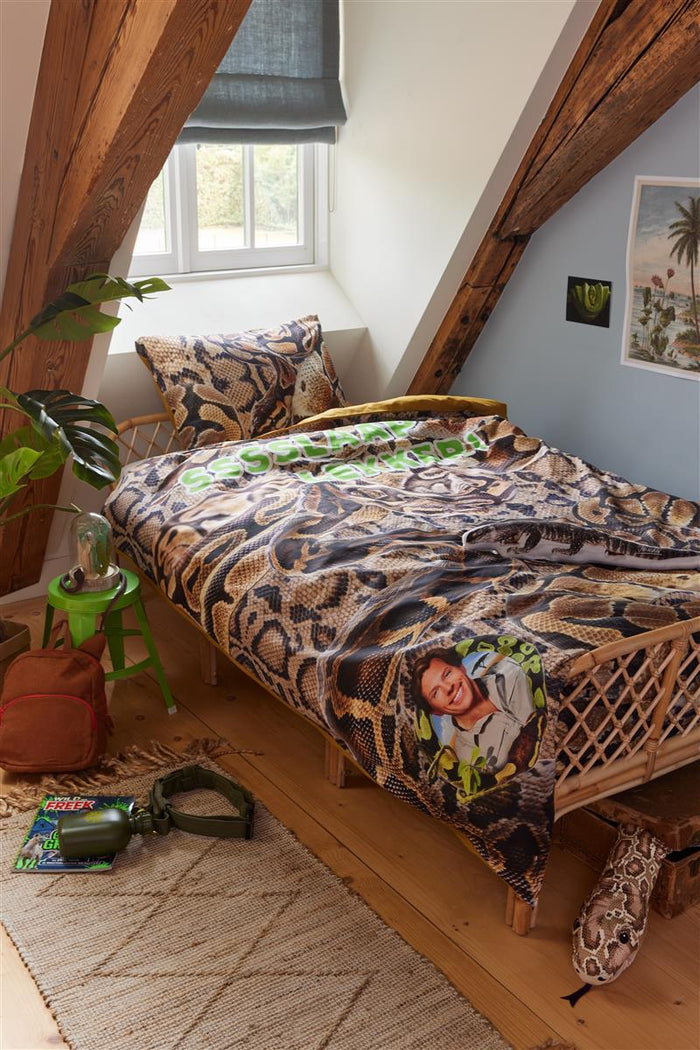 FREEK VONK Ssslaap Lekker  dekbedovertrek - 140x200 - Bruin