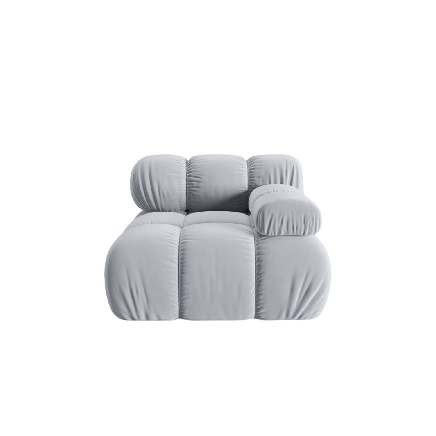 Milo Casa Tropea Modulair Bank Element - Hoek Rechts - Lichtblauw