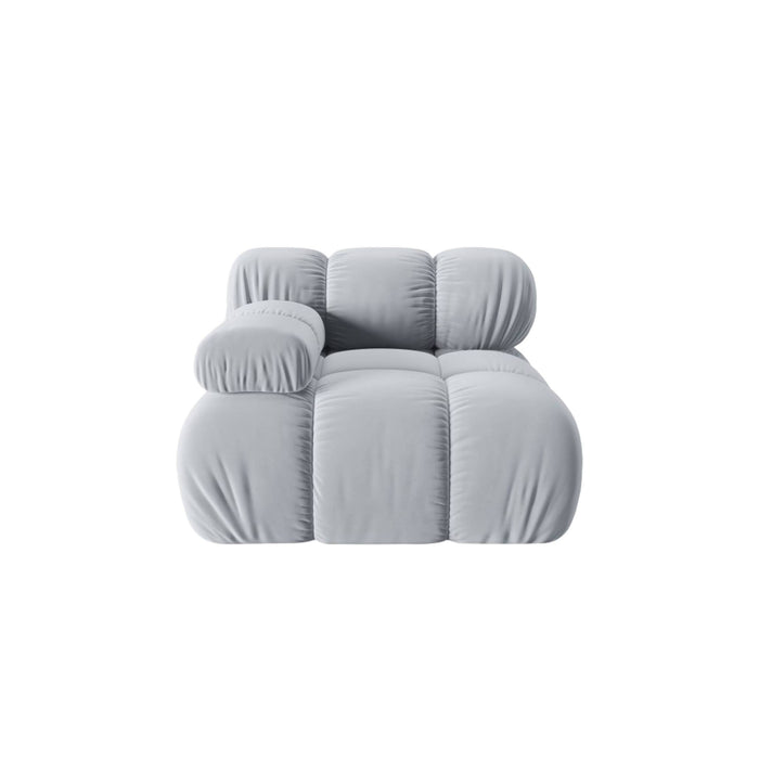 Milo Casa Tropea Modulair Bank Element - Hoek Links - Lichtblauw