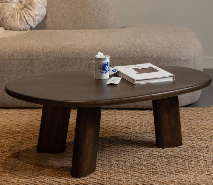 WOOOD Roundly Salontafel - B 110 x D 60 cm