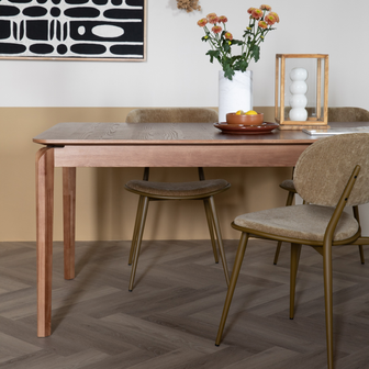 Zuiver x fonQ Scout Eettafel - 220 x 90 - Walnoot