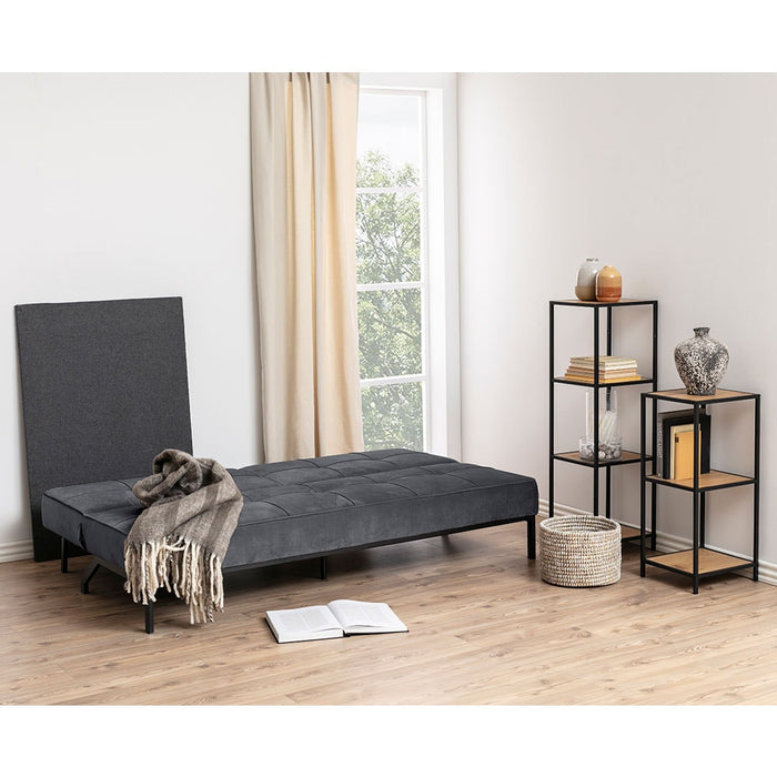 Lisomme Mika 2 zits bank donkergrijs