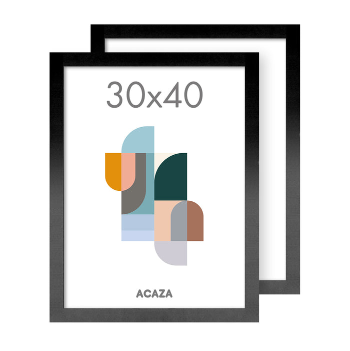 ACAZA Fotokader Zwart  - 2 st.