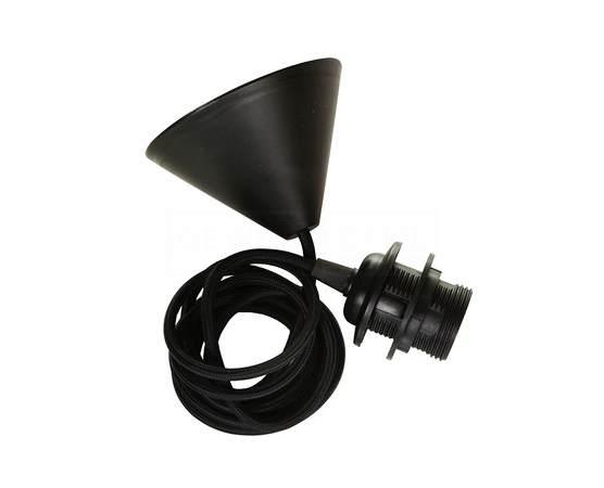 Umage Carmina Mini hanglamp white - met koordset zwart - Ø 32 cm