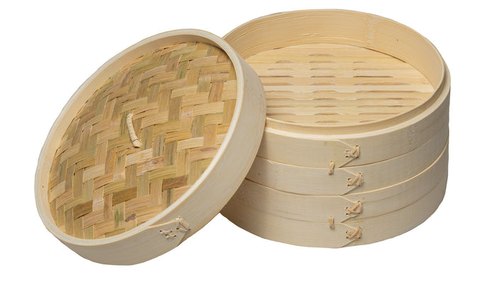 Sareva Stoommandje - Bamboe - 2-laags - ø 25 cm