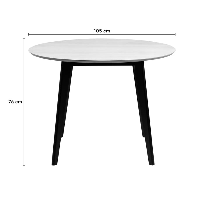 by fonQ basic Crow Eettafel - Ø 105 cm - Eiken