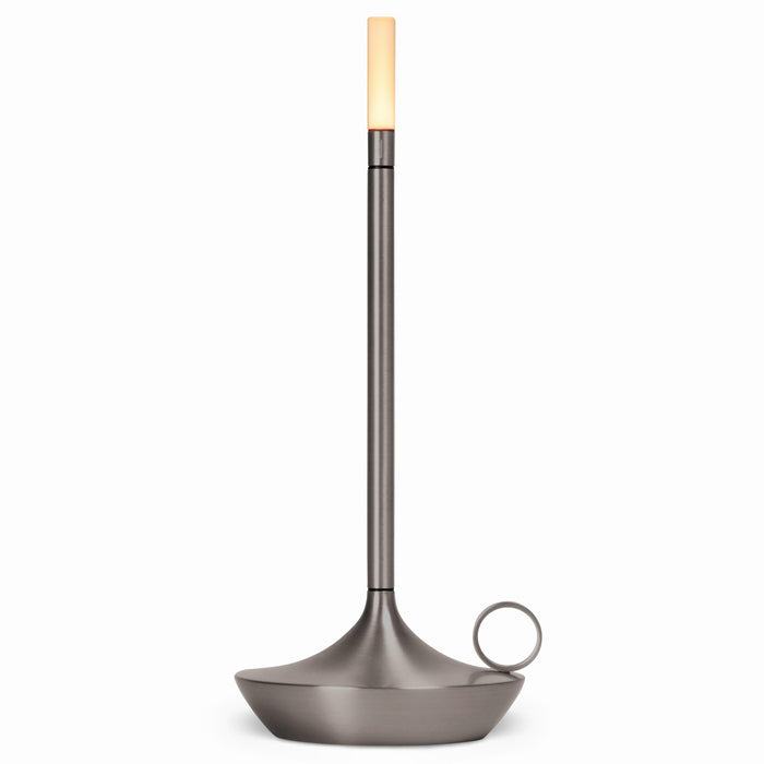 Graypants Wick tafellamp LED oplaadbaar grafiet