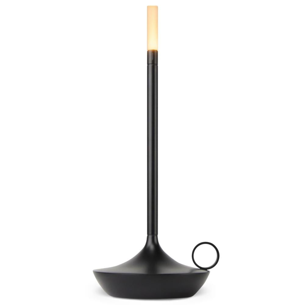 Graypants Wick tafellamp LED oplaadbaar zwart