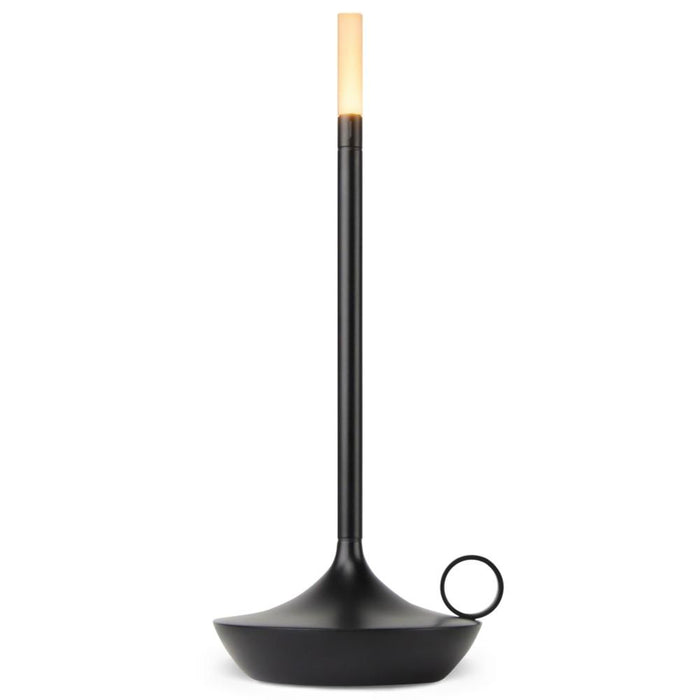 Graypants Wick tafellamp LED oplaadbaar zwart
