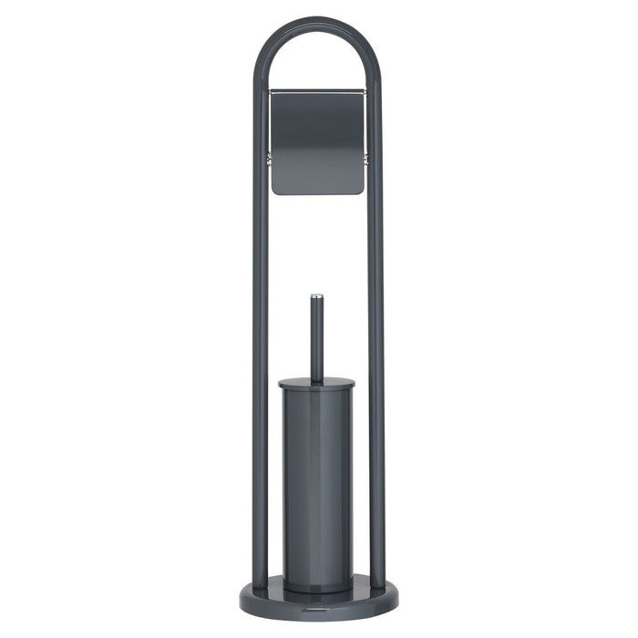Sealskin Acero Toiletbutler - Toiletrolhouder - Toiletborstel met Houder - Vrijstaand - Grijs