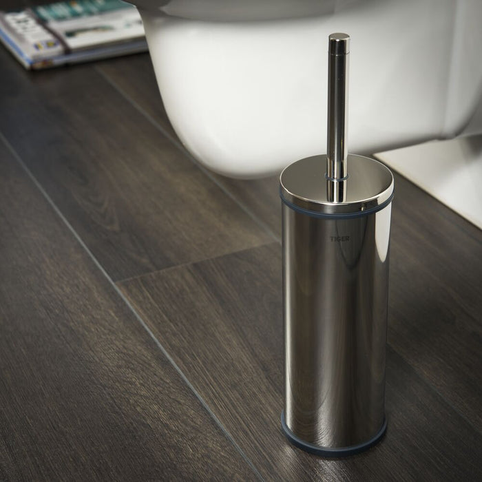 Tiger Boston Toiletborstel met Houder Vrijstaand - RVS gepolijst