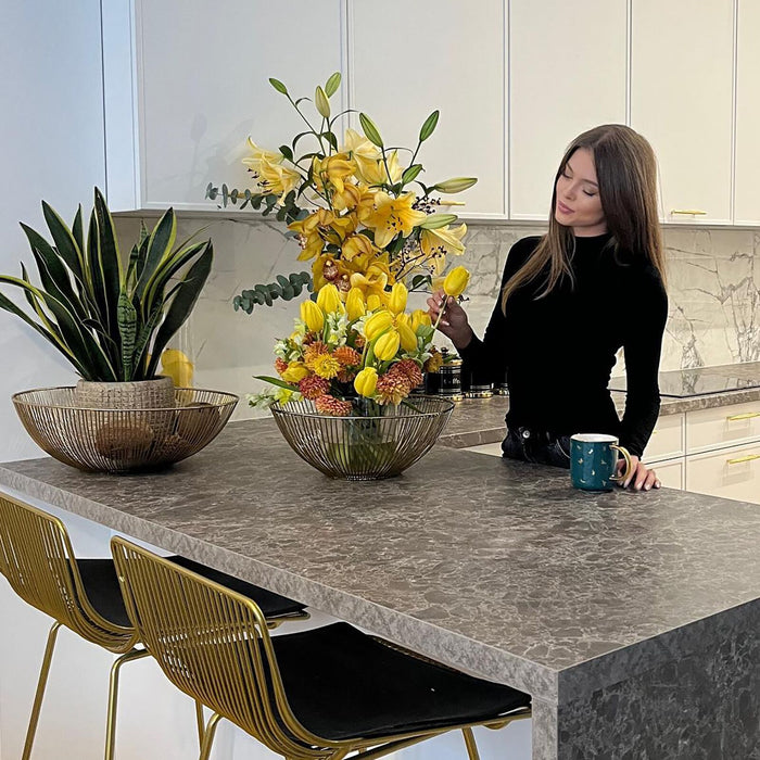 Beliani - GARUT - Decoratieve schalen set van 3 - Goud - IJzer