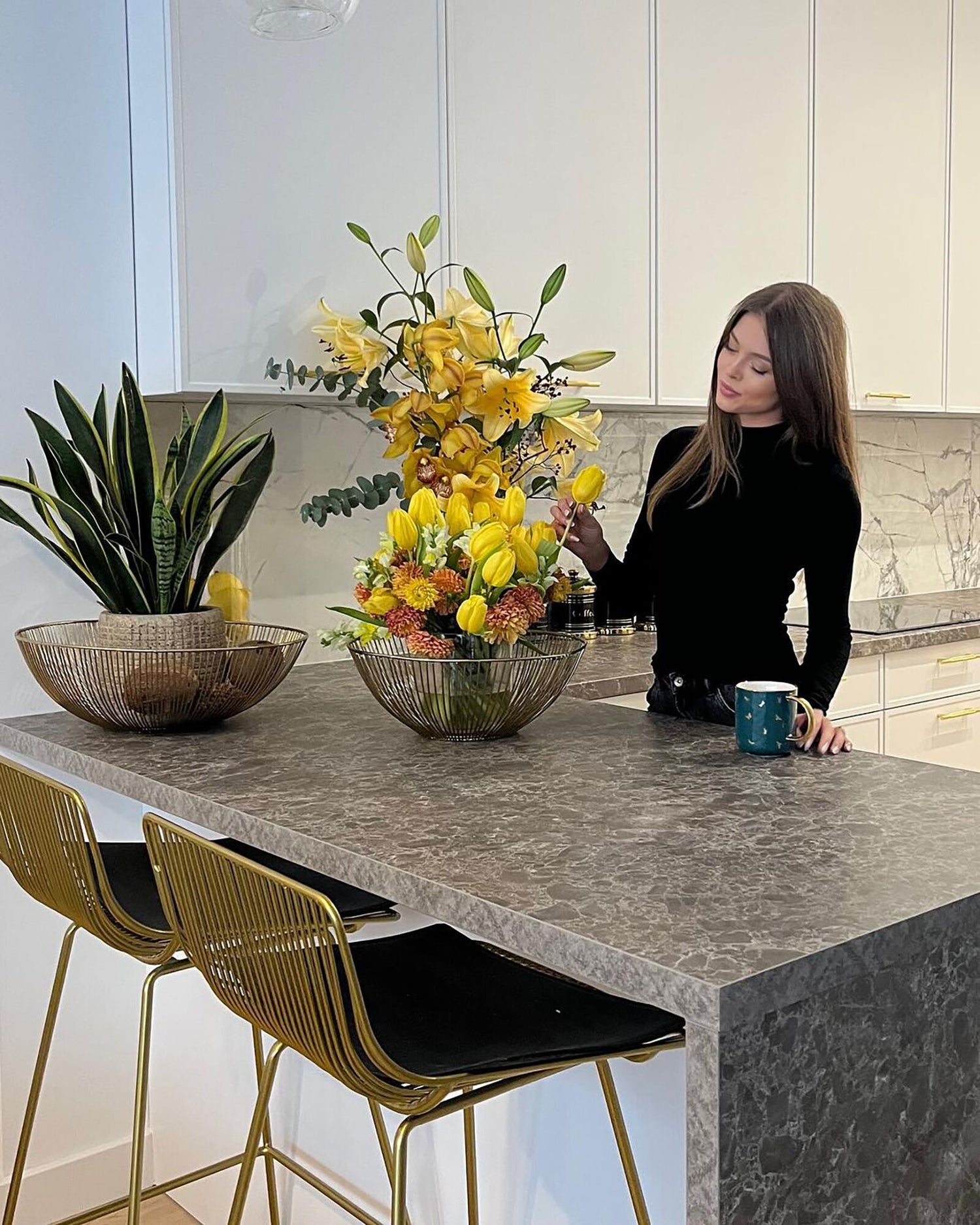 Beliani - GARUT - Decoratieve schalen set van 3 - Goud - IJzer