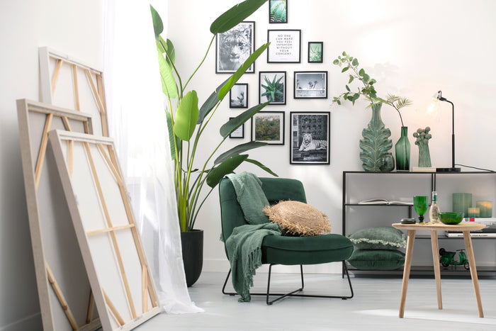 J-Line fotolijst Basic - hout - zwart - small - 2 stuks