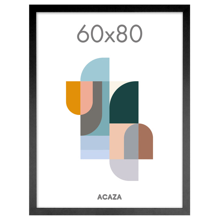 Fotolijst 60x80 cm - Fotokader in MDF Hout - Zwart