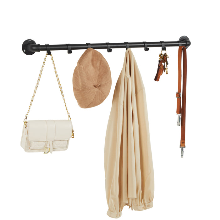 ACAZA Wandkapstok Zwart