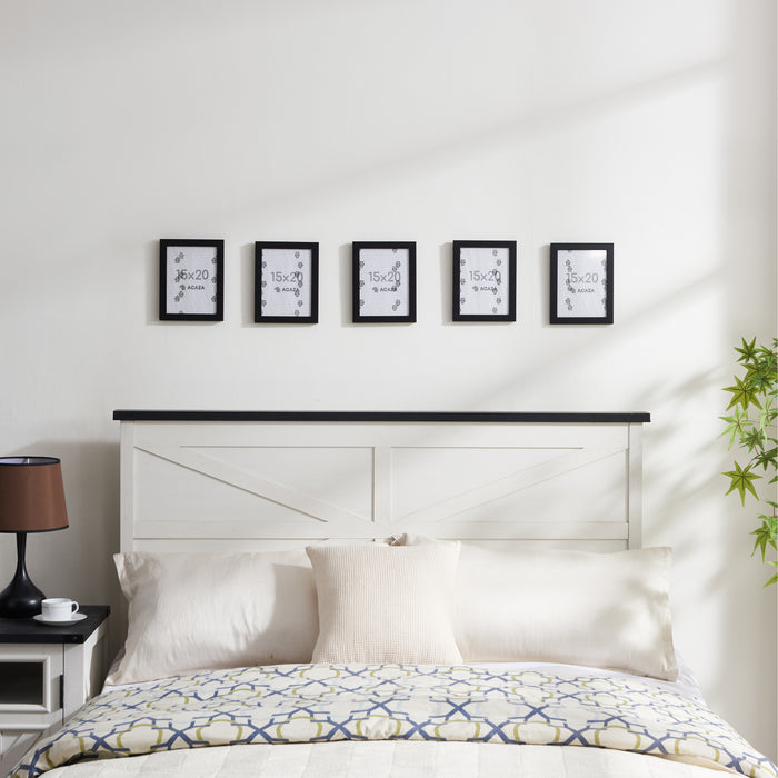 Fotokader - Fotolijst - Set van 5- 15x20cm - MDF hout- Zwart