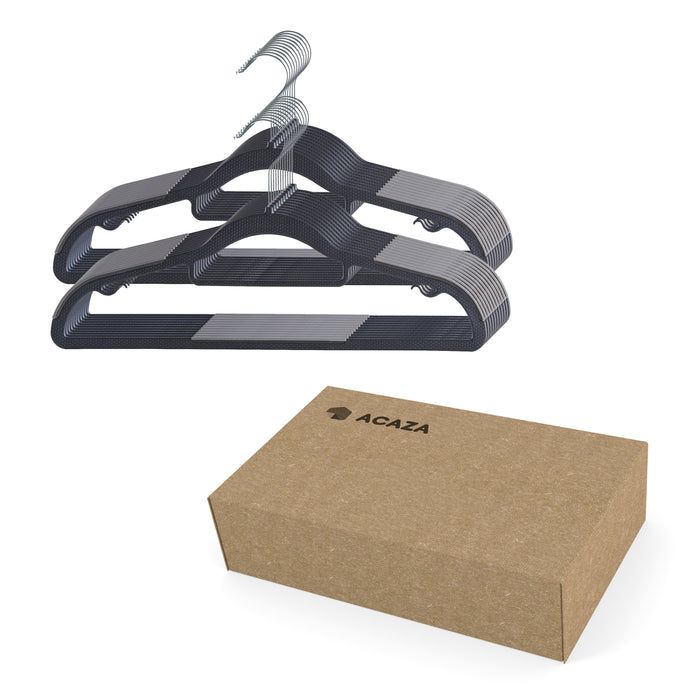 ACAZA Kledinghanger Zwart  - 20 st.