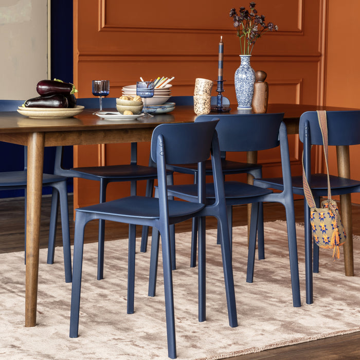 by fonQ basic Soren Eetkamerstoel - Blauw