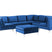 Beliani-EVJA-Hoekbank met ottomaan-Marineblauw-Linkerzijde-Fluweel