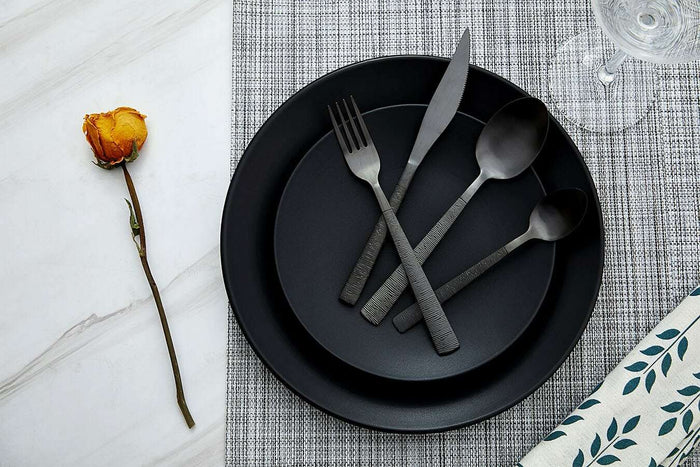 Buccan - Bestekset - Florence - 24 delig - Zwart