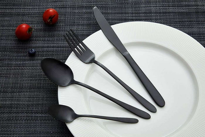 Buccan - Bestekset - London - 24 delig - Zwart