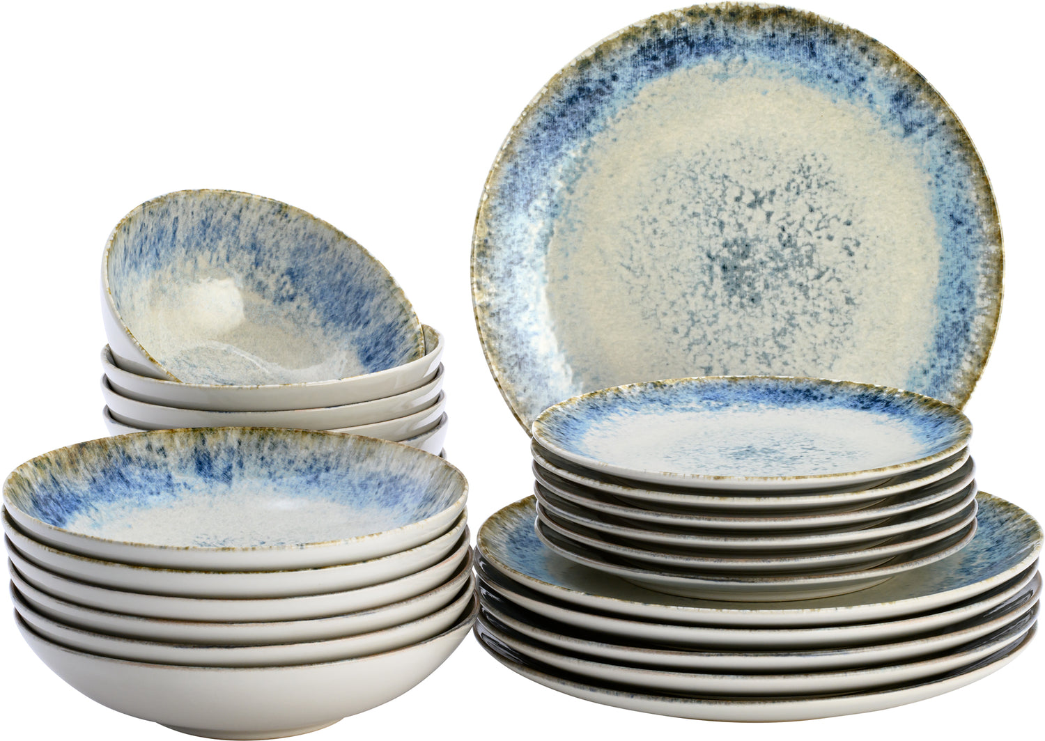 Lite-Body Serviesset Hermes - licht blauw - 6 personen - 24 delig