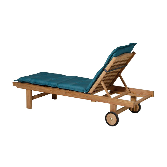 Madison - Ligbedkussen Panama sea blue - Ca. 200x65 cm