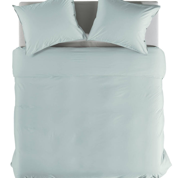 Yellow Dekbedovertrek Percale whispering blue