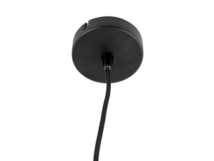 Leitmotiv - Pendant lamp Glamour Globe glass grey