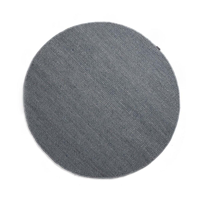 Nordic Weavers Rond wollen vloerkleed Lett - staalblauw - 160 cm