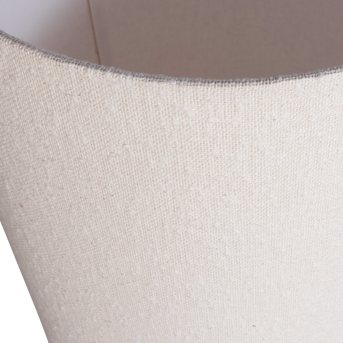 WOOOD Loft Vloerlamp - Metaal|Bouclé - Naturel - 187xØ35 cm