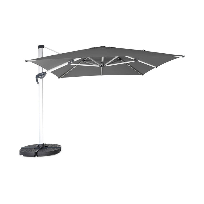 sweeek - Vierkante parasol 3x4m, hoes inbegrepen